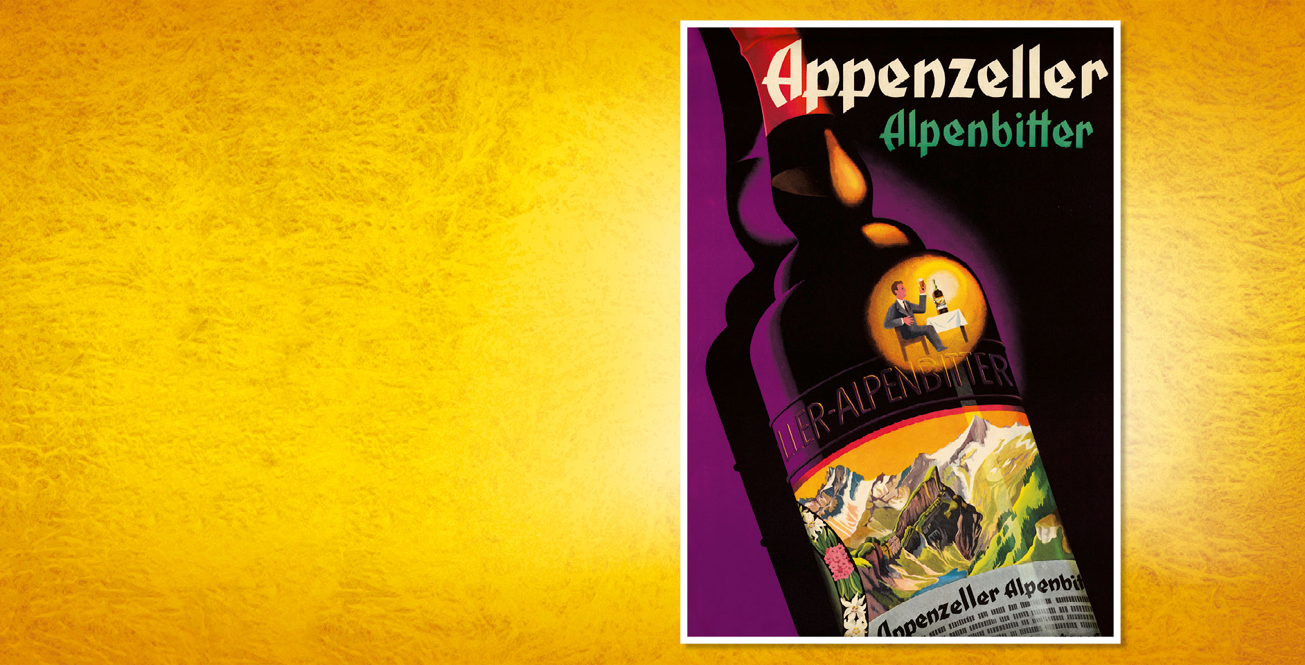 Retroplakat 04 Appenzeller Alpenbitter